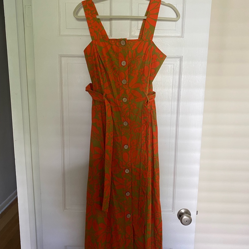 Floral Midi Dress- Mango